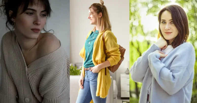 How to wear and look stylish with cardigan?